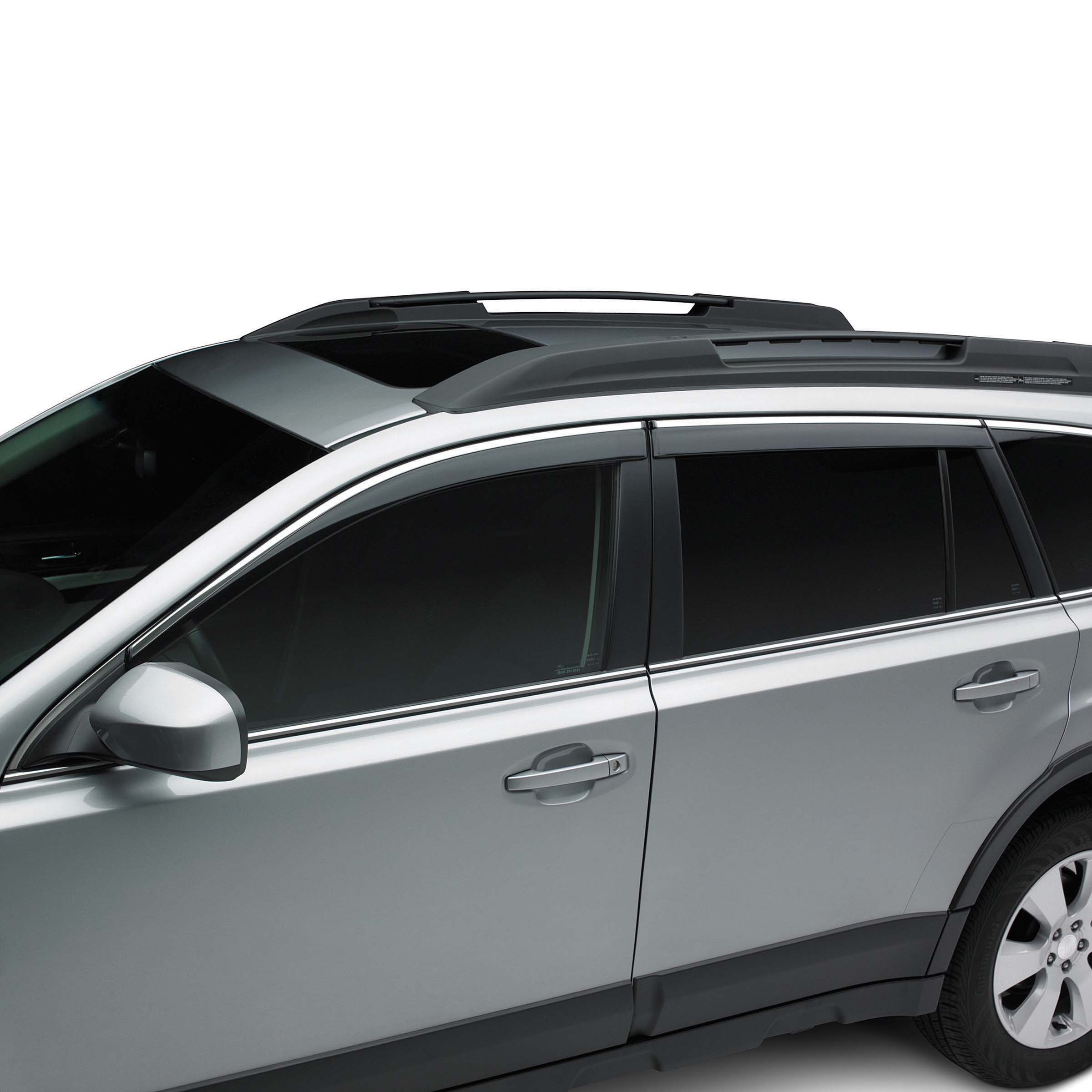 Subaru Outback Side Window Deflectors. SIDE WINDOW DEFL OBK. Exterior