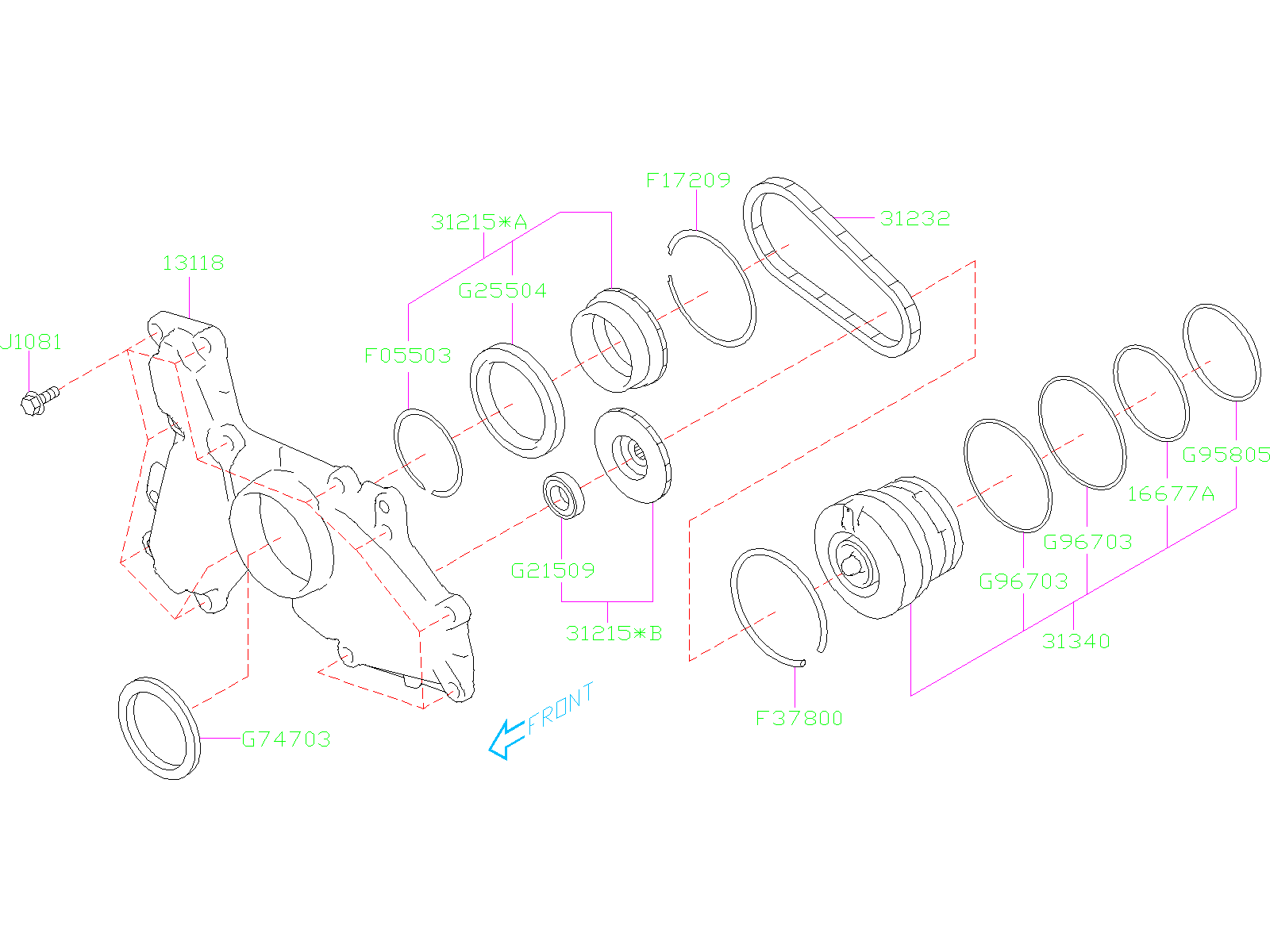 Subaru Legacy Ball bearing. Transmission, pump, oil ... Subaru Legacy Ball bearing. Transmission, pump, oil ...