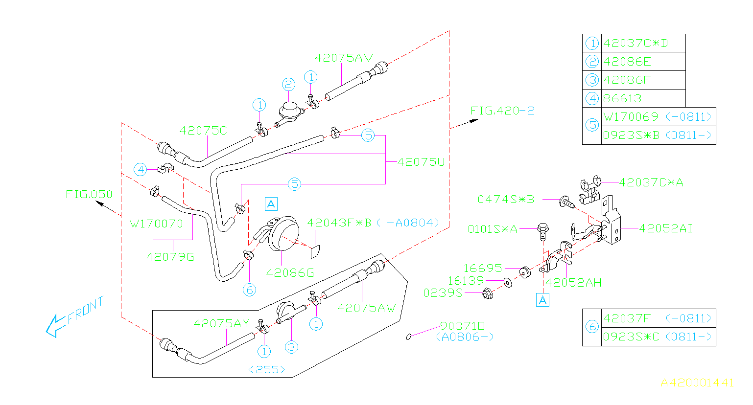 Subaru Wrx Damper Fuel Delivery. Piping, Front, Engine, Cooling 