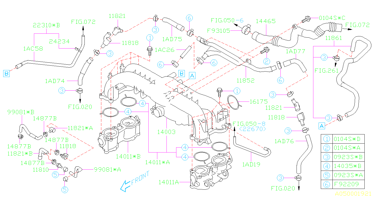 [DIAGRAM] Subaru 2000 Forester Vacuum Diagram