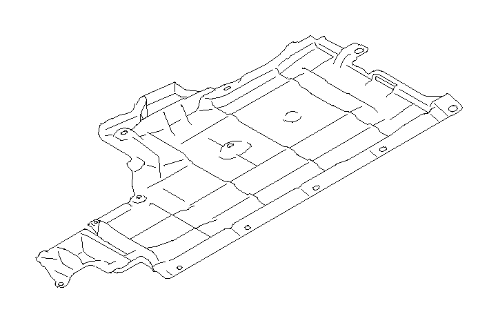 Subaru Outback Floor Pan Splash Shield (Right, Rear) - 56411AL00A | The ...