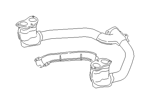Subaru Forester Catalytic Converter Heat Shield Exhaust